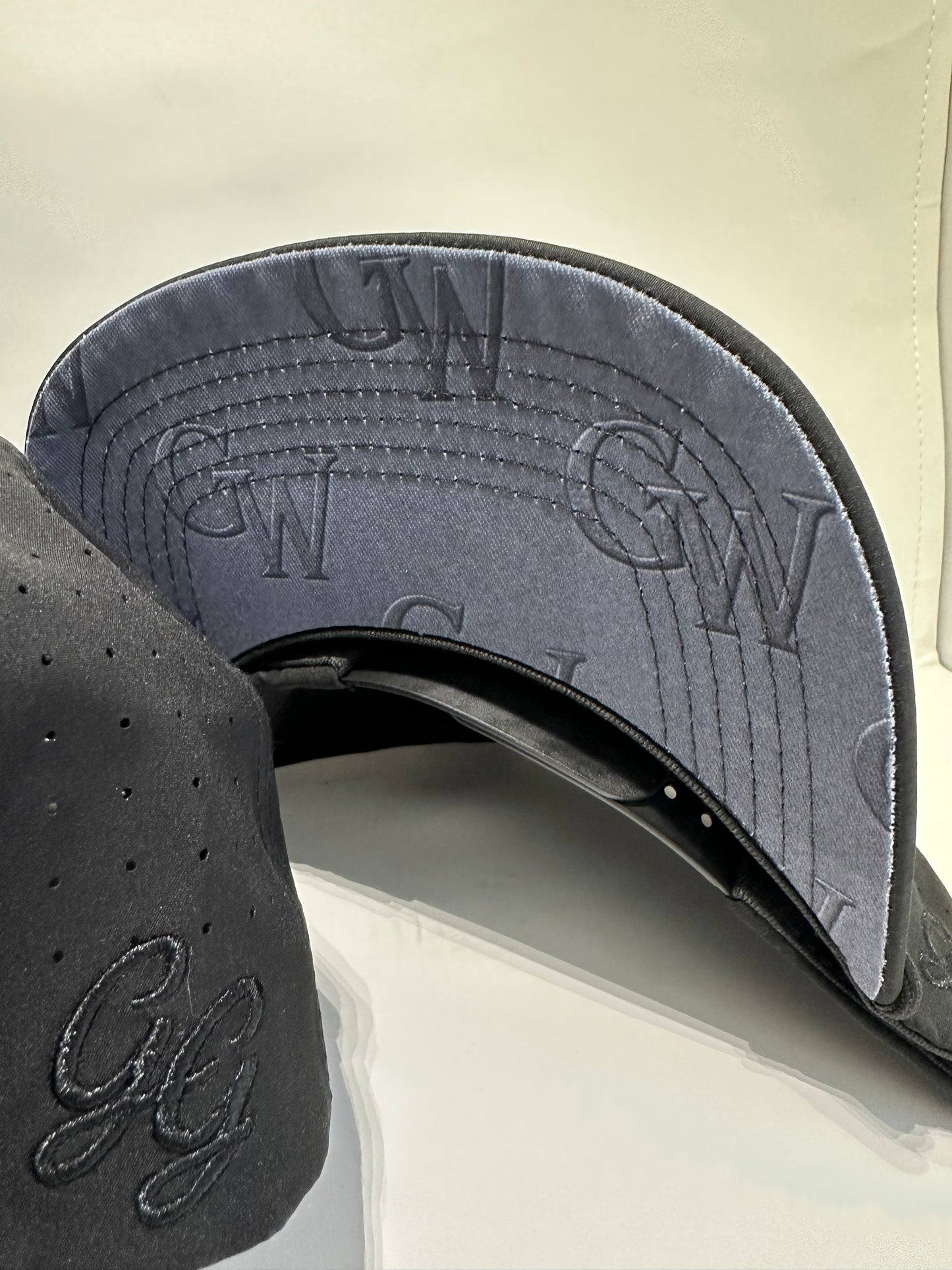 Callatewey hat all black out with CW light grey under the rim.