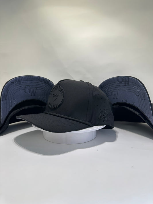 Callatewey hat all black out with CW light grey under the rim.